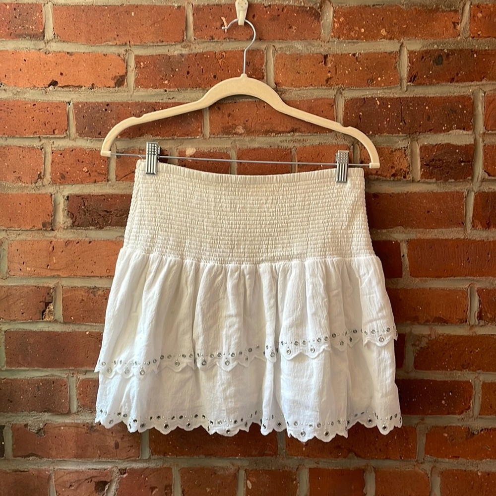 Paige ruffle tiered skirt